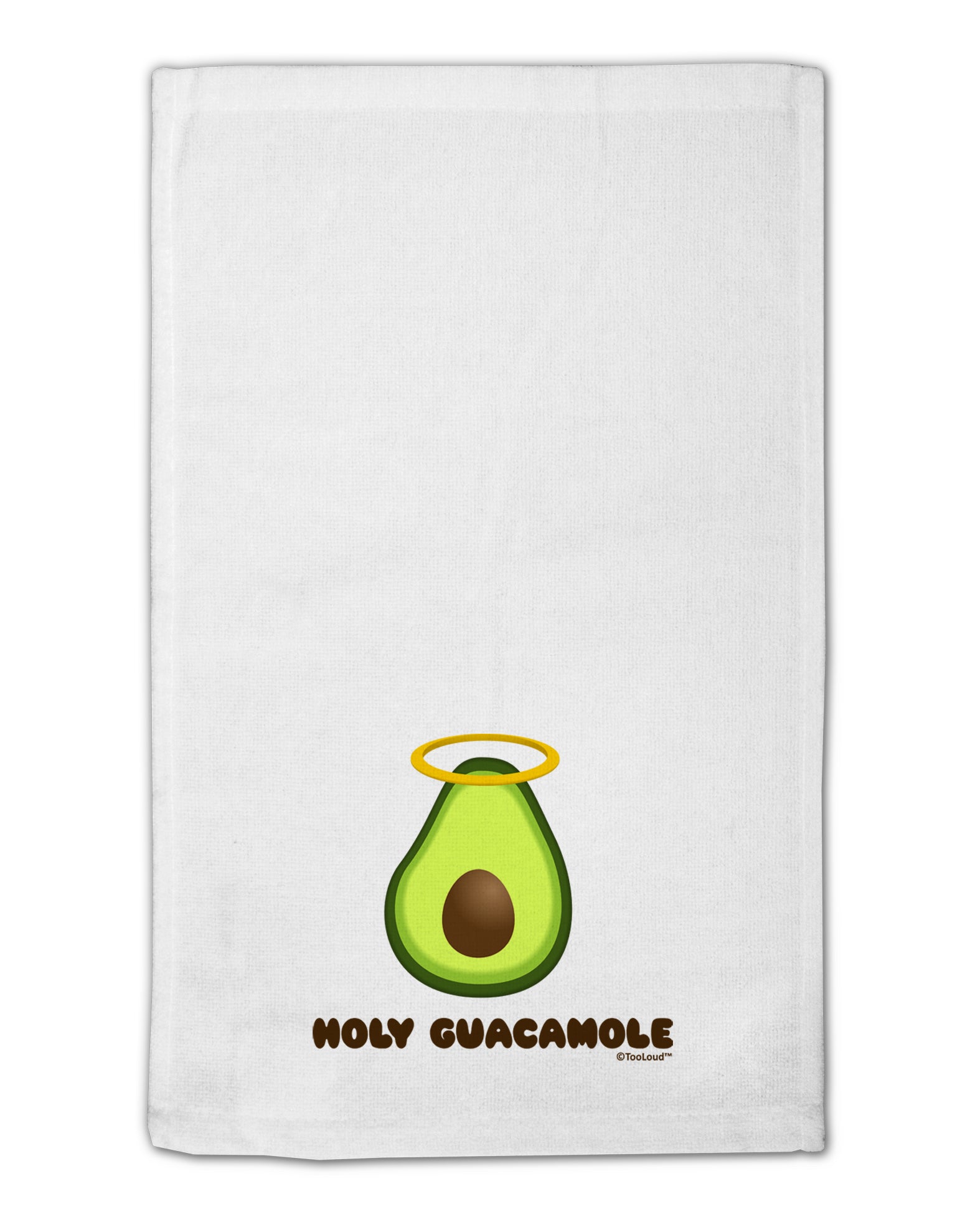 Holy Guacamole Design 11&#x22;x18&#x22; Dish Fingertip Towel by TooLoud-Fingertip Towel-TooLoud-White-Davson Sales