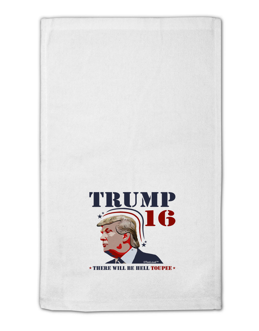 Trump - Hell Toupee 11&#x22;x18&#x22; Dish Fingertip Towel-Fingertip Towel-TooLoud-White-Davson Sales