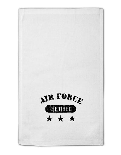 Retired Air Force 11&#x22;x18&#x22; Dish Fingertip Towel by TooLoud-Fingertip Towel-TooLoud-White-Davson Sales