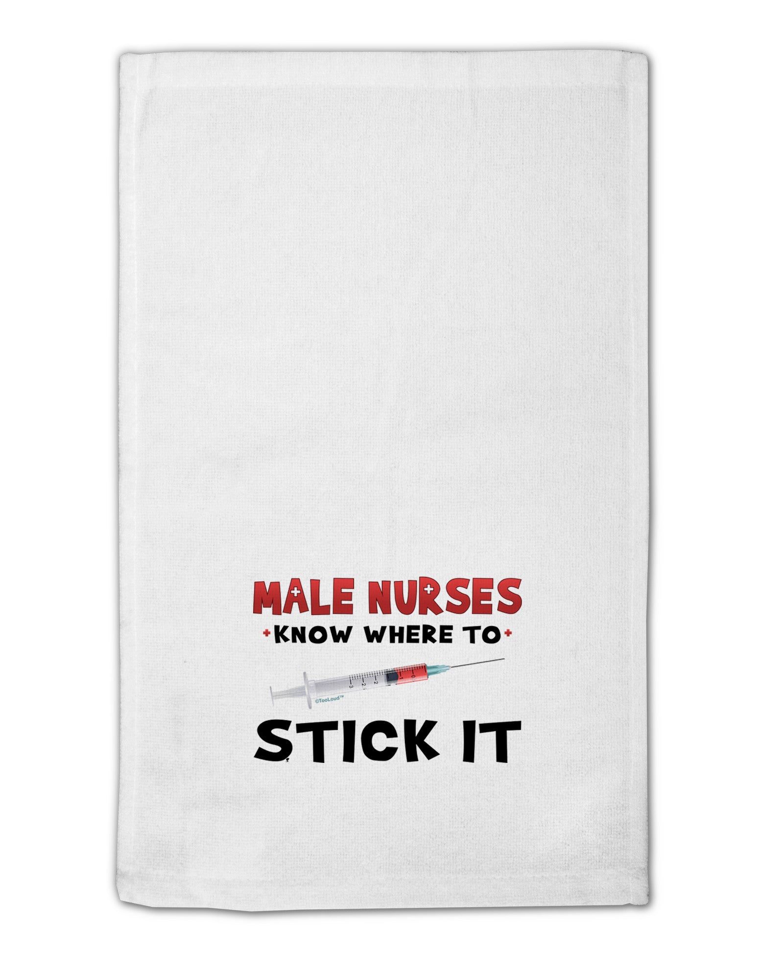 Male Nurses - Stick It 11&#x22;x18&#x22; Dish Fingertip Towel-Fingertip Towel-TooLoud-White-Davson Sales