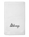 Always Magic Symbol Cursive 11&#x22;x18&#x22; Dish Fingertip Towel by TooLoud-Fingertip Towel-TooLoud-White-Davson Sales