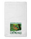 Parasaurolophus Walkeri - With Name 11&#x22;x18&#x22; Dish Fingertip Towel by TooLoud-Fingertip Towel-TooLoud-White-Davson Sales