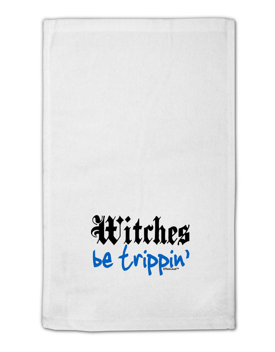 Witches Be Trippin Blue 11&#x22;x18&#x22; Dish Fingertip Towel-Fingertip Towel-TooLoud-White-Davson Sales