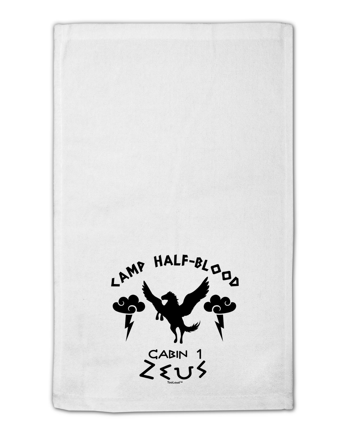 Camp Half Blood Cabin 1 Zeus 11&#x22;x18&#x22; Dish Fingertip Towel by TooLoud-Fingertip Towel-TooLoud-White-Davson Sales