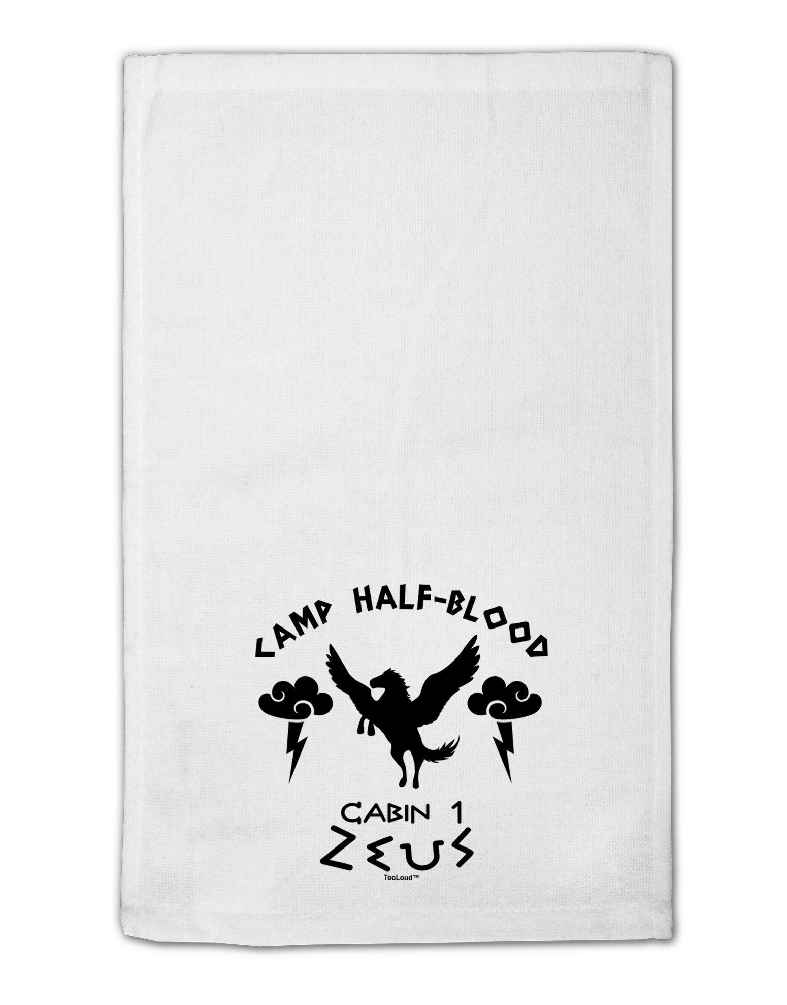 Camp Half Blood Cabin 1 Zeus 11&#x22;x18&#x22; Dish Fingertip Towel by TooLoud-Fingertip Towel-TooLoud-White-Davson Sales