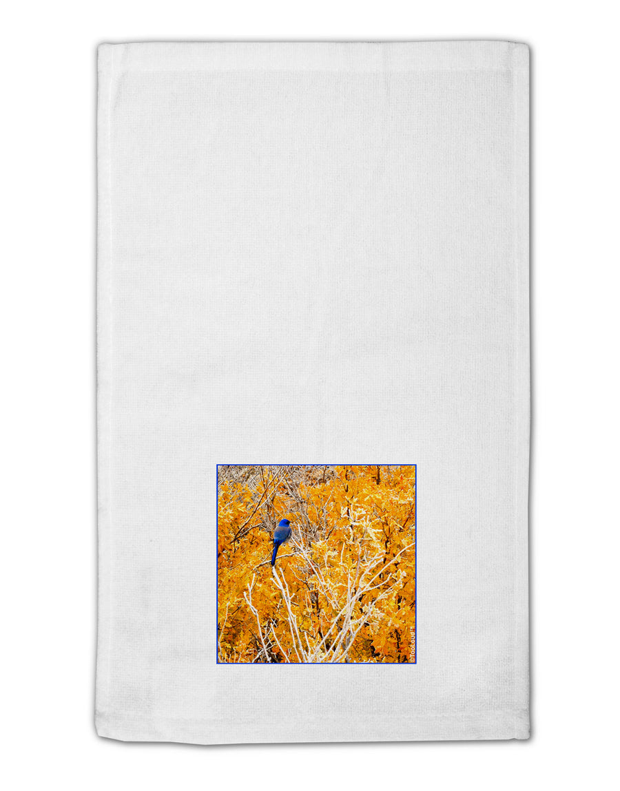 Blue Bird in Yellow 11&#x22;x18&#x22; Dish Fingertip Towel-Fingertip Towel-TooLoud-White-Davson Sales