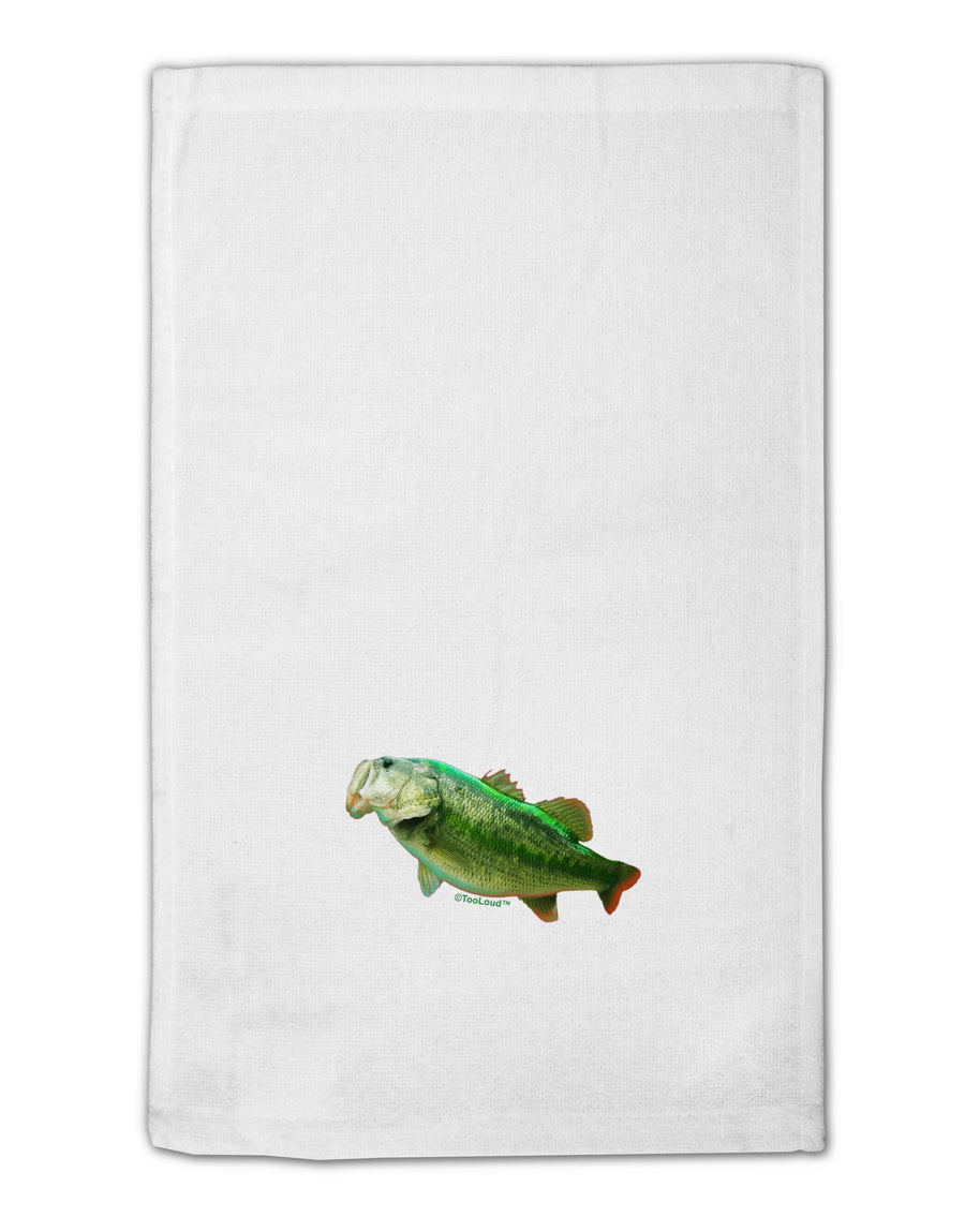 Big Bass Fish 11&#x22;x18&#x22; Dish Fingertip Towel-Fingertip Towel-TooLoud-White-Davson Sales