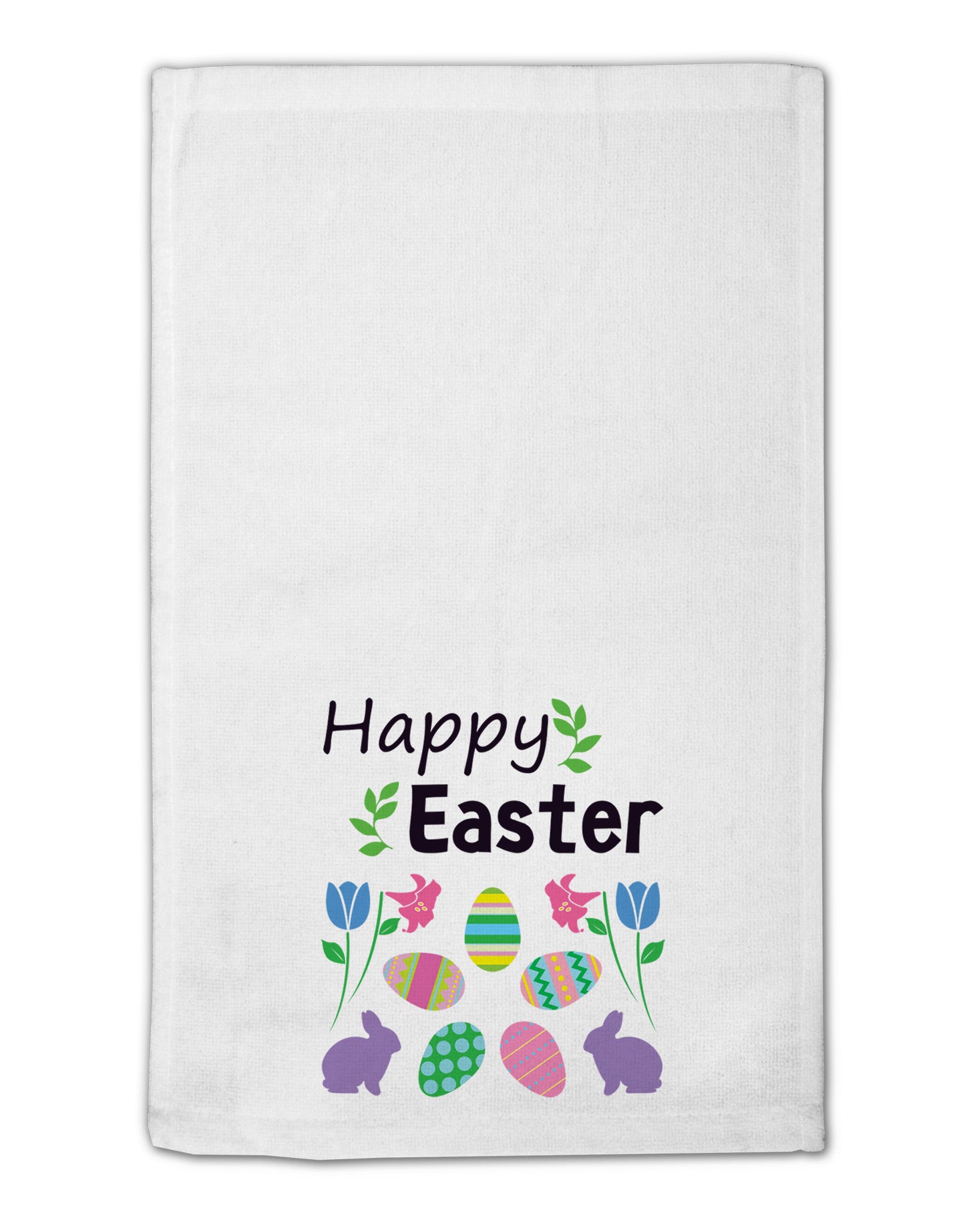Happy Easter Design 11&#x22;x18&#x22; Dish Fingertip Towel-Fingertip Towel-TooLoud-White-Davson Sales