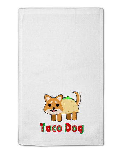 Cute Taco Dog Text 11&#x22;x18&#x22; Dish Fingertip Towel-Fingertip Towel-TooLoud-White-Davson Sales