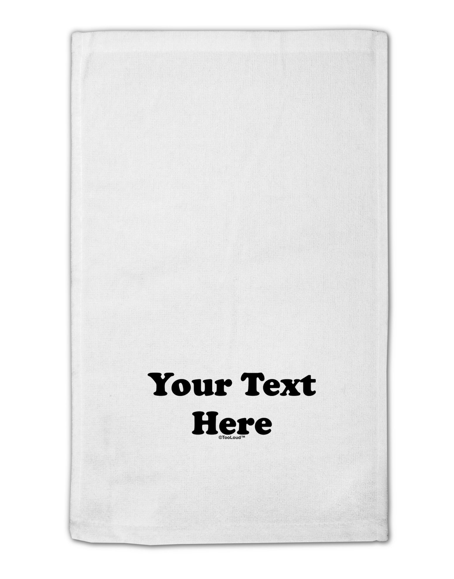 Enter Your Own Words Customized Text 11&#x22;x18&#x22; Dish Fingertip Towel-Fingertip Towel-TooLoud-White-Davson Sales