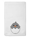 Cute Hatching Chick - Gray 11&#x22;x18&#x22; Dish Fingertip Towel by TooLoud-Fingertip Towel-TooLoud-White-Davson Sales