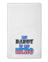 My Daddy is My Hero - Armed Forces - Blue 11&#x22;x18&#x22; Dish Fingertip Towel by TooLoud-Fingertip Towel-TooLoud-White-Davson Sales