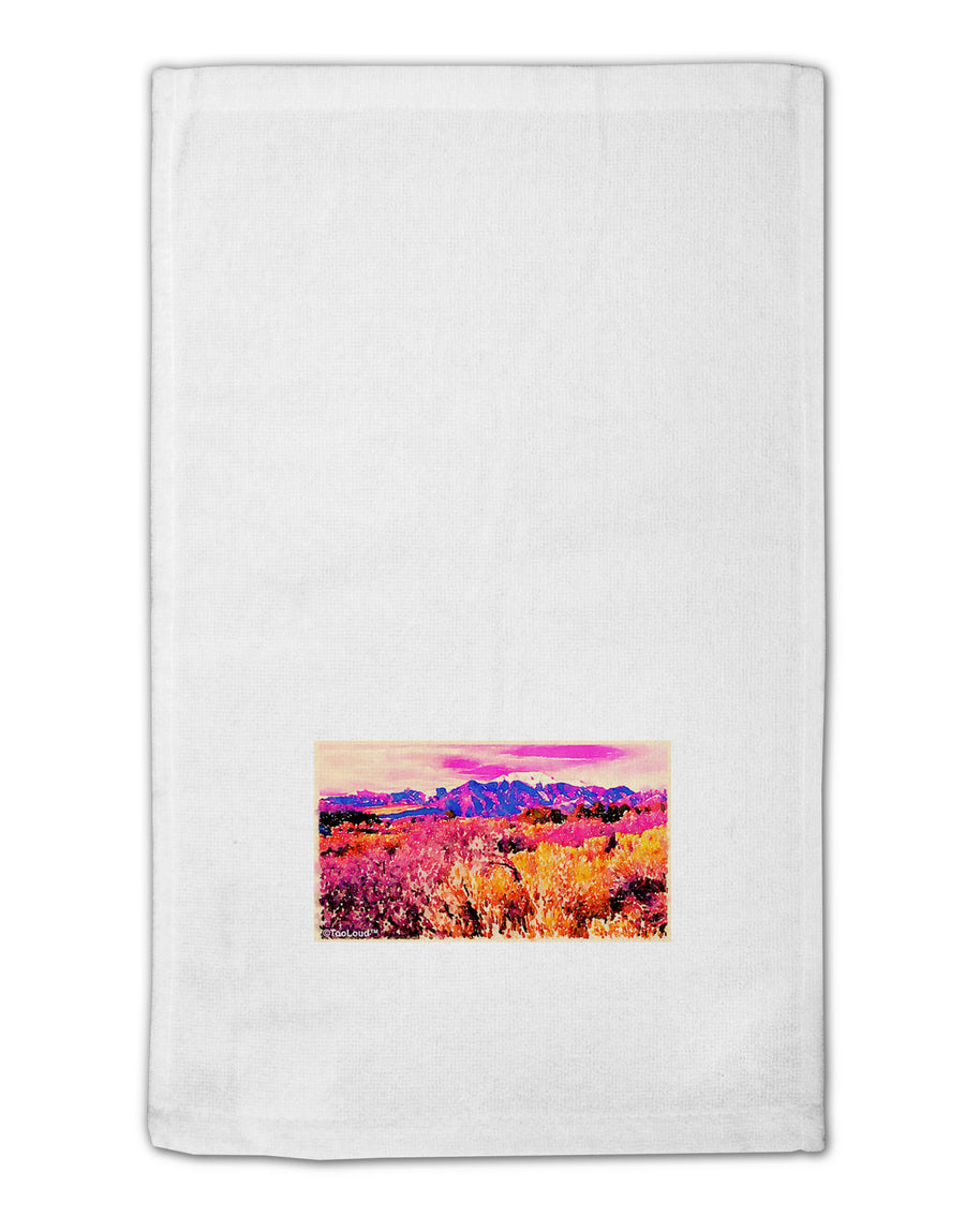 Colorful Colorado Mountains 11&#x22;x18&#x22; Dish Fingertip Towel by TooLoud-Fingertip Towel-TooLoud-White-Davson Sales