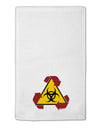 Recycle Biohazard Sign 11&#x22;x18&#x22; Dish Fingertip Towel by TooLoud-Fingertip Towel-TooLoud-White-Davson Sales