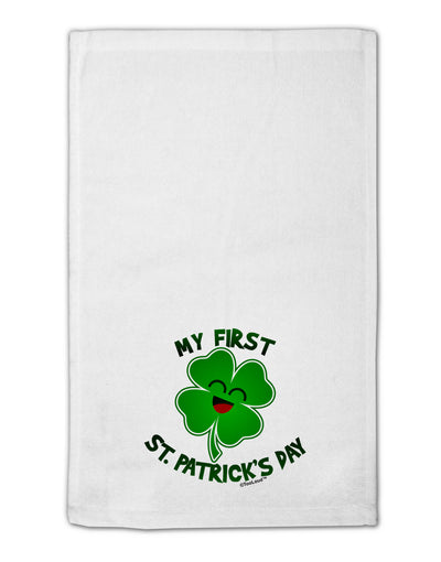 My First St. Patrick's Day 11&#x22;x18&#x22; Dish Fingertip Towel-Fingertip Towel-TooLoud-White-Davson Sales