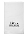 Lifes a Beach 11&#x22;x18&#x22; Dish Fingertip Towel by TooLoud-Fingertip Towel-TooLoud-White-Davson Sales