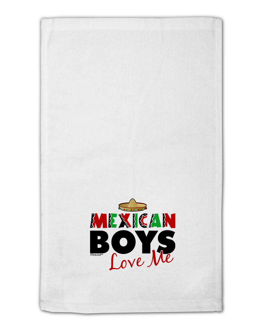 Mexican Boys Love Me 11&#x22;x18&#x22; Dish Fingertip Towel-Fingertip Towel-TooLoud-White-Davson Sales