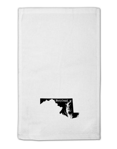 Maryland - United States Shape 11&#x22;x18&#x22; Dish Fingertip Towel-Fingertip Towel-TooLoud-White-Davson Sales