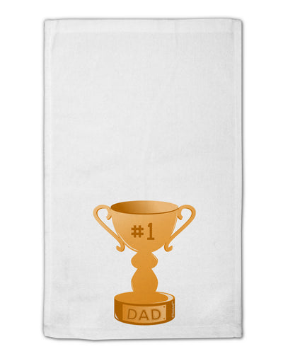 Number One Dad Trophy 11&#x22;x18&#x22; Dish Fingertip Towel-Fingertip Towel-TooLoud-White-Davson Sales