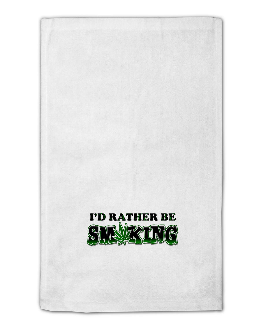 I'd Rather Be Smoking 11&#x22;x18&#x22; Dish Fingertip Towel-Fingertip Towel-TooLoud-White-Davson Sales