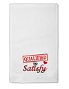 Qualified To Satisfy 11&#x22;x18&#x22; Dish Fingertip Towel-Fingertip Towel-TooLoud-White-Davson Sales