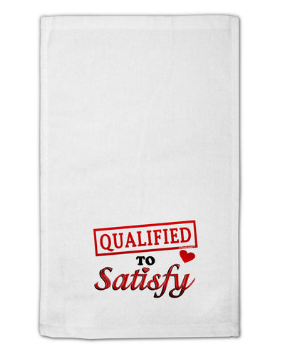 Qualified To Satisfy 11&#x22;x18&#x22; Dish Fingertip Towel-Fingertip Towel-TooLoud-White-Davson Sales