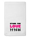 Stand For Love Pink 11&#x22;x18&#x22; Dish Fingertip Towel-Fingertip Towel-TooLoud-White-Davson Sales