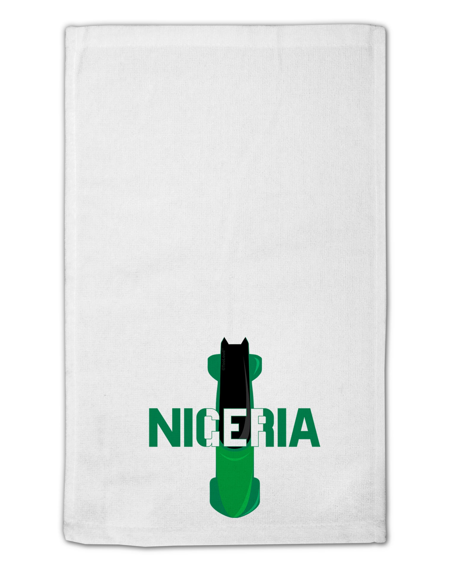 Nigeria Bobsled 11&#x22;x18&#x22; Dish Fingertip Towel by TooLoud-TooLoud-White-Davson Sales