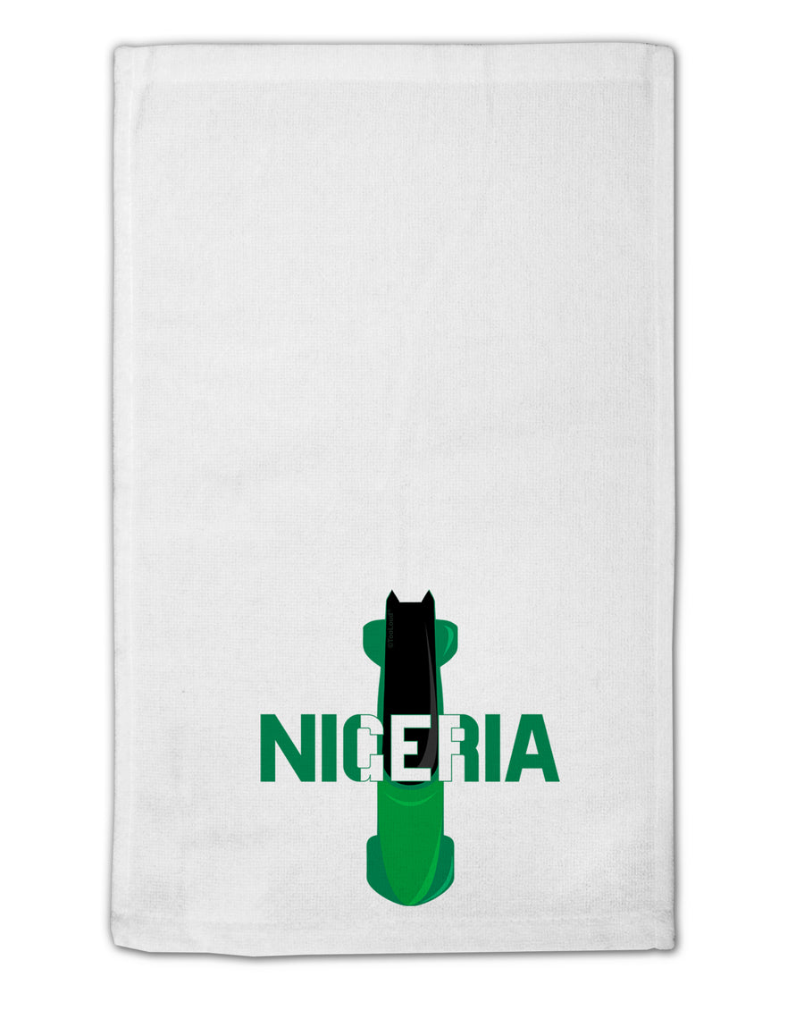 Nigeria Bobsled 11&#x22;x18&#x22; Dish Fingertip Towel by TooLoud-TooLoud-White-Davson Sales