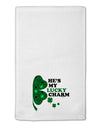 He's My Lucky Charm - Right 11&#x22;x18&#x22; Dish Fingertip Towel-Fingertip Towel-TooLoud-White-Davson Sales