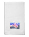 CO Rainbow Sunset Watercolor Text 11&#x22;x18&#x22; Dish Fingertip Towel-Fingertip Towel-TooLoud-White-Davson Sales