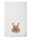 Cute Bunny with Eggs 11&#x22;x18&#x22; Dish Fingertip Towel-Fingertip Towel-TooLoud-White-Davson Sales