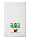 Spike My Eggnog 11&#x22;x18&#x22; Dish Fingertip Towel-Fingertip Towel-TooLoud-White-Davson Sales