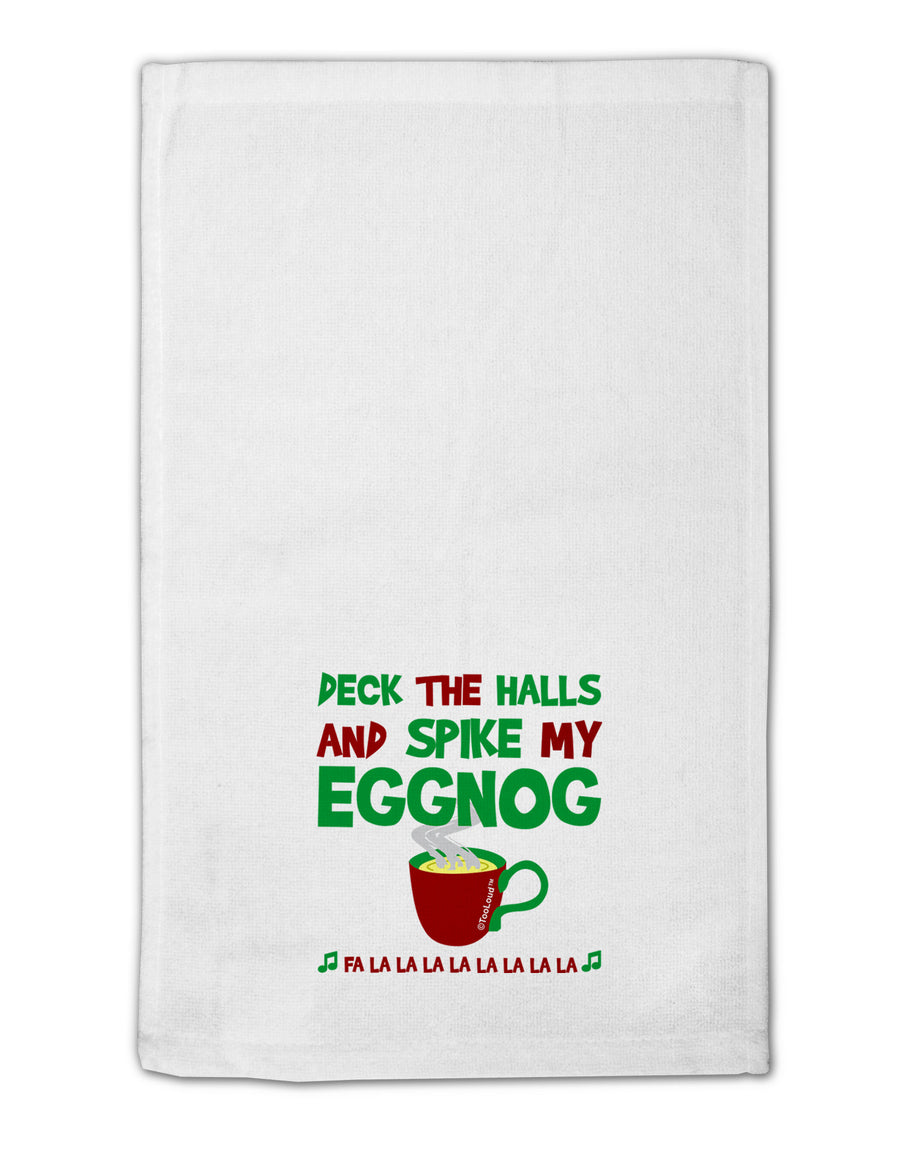 Spike My Eggnog 11&#x22;x18&#x22; Dish Fingertip Towel-Fingertip Towel-TooLoud-White-Davson Sales