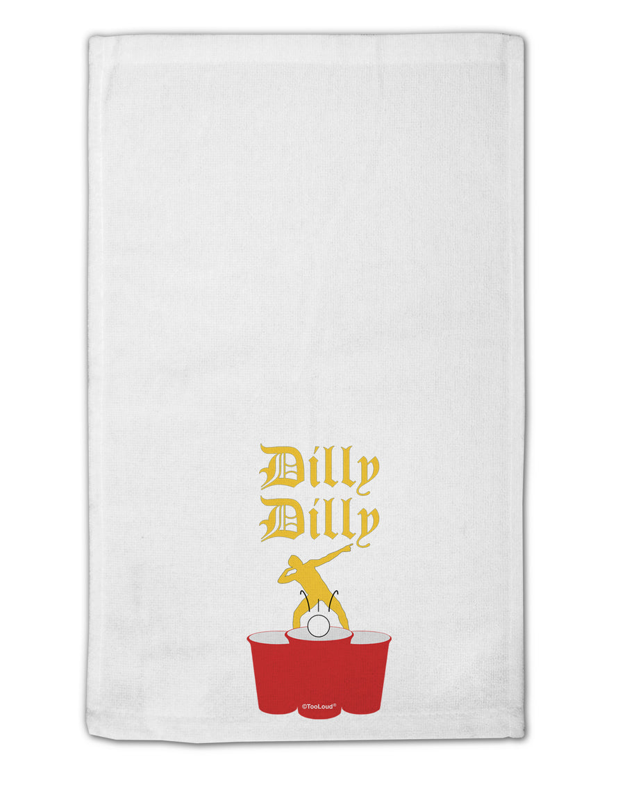 Dilly Dilly Funny Beer 11&#x22;x18&#x22; Dish Fingertip Towel by TooLoud-Fingertip Towel-TooLoud-White-Davson Sales