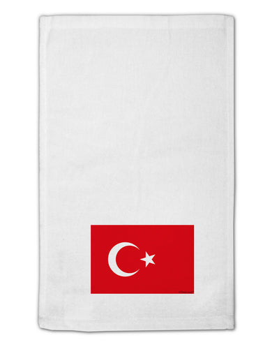 Turkey Flag 11&#x22;x18&#x22; Dish Fingertip Towel by TooLoud-Fingertip Towel-TooLoud-White-Davson Sales