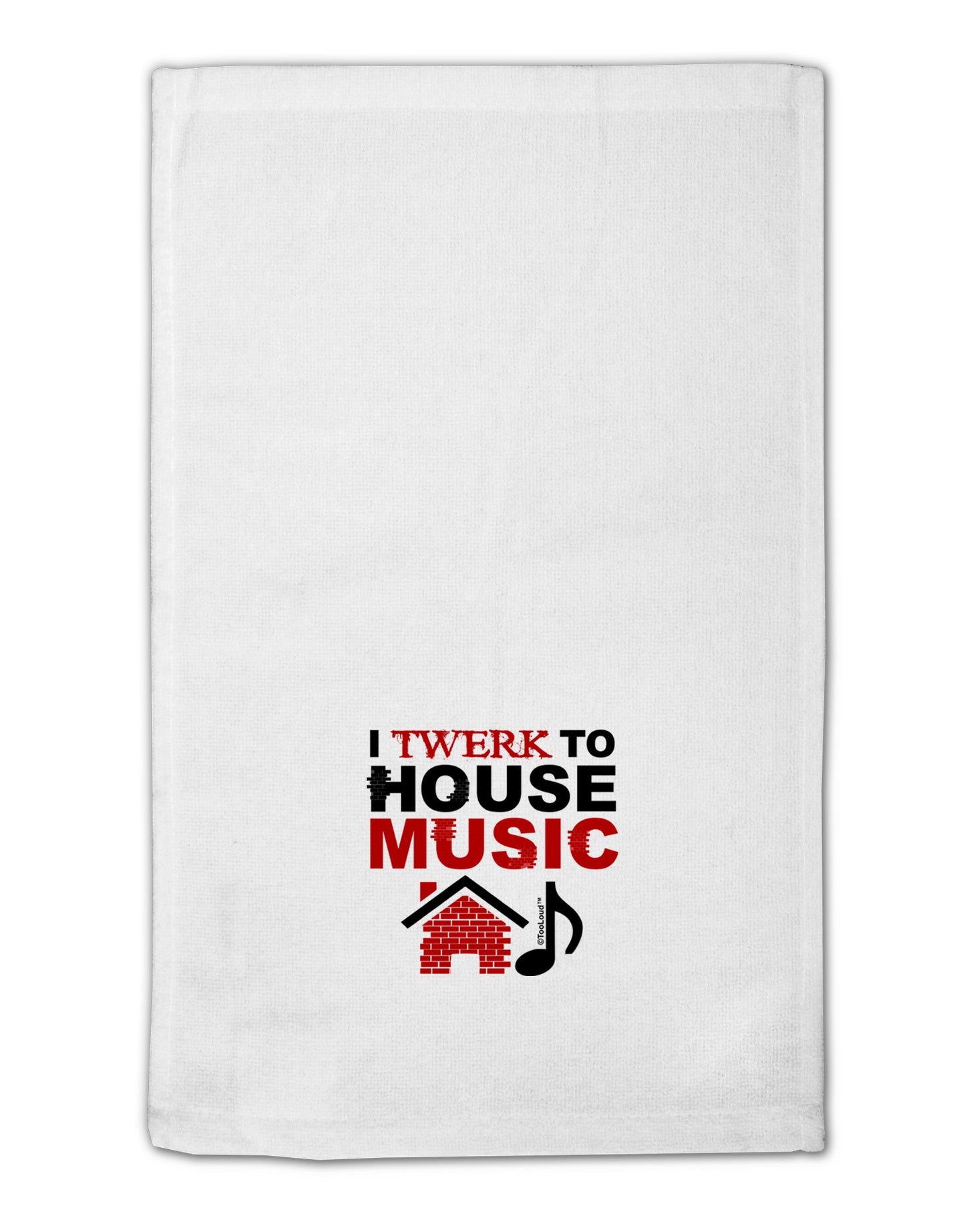 Twerk To House 11&#x22;x18&#x22; Dish Fingertip Towel-Fingertip Towel-TooLoud-White-Davson Sales