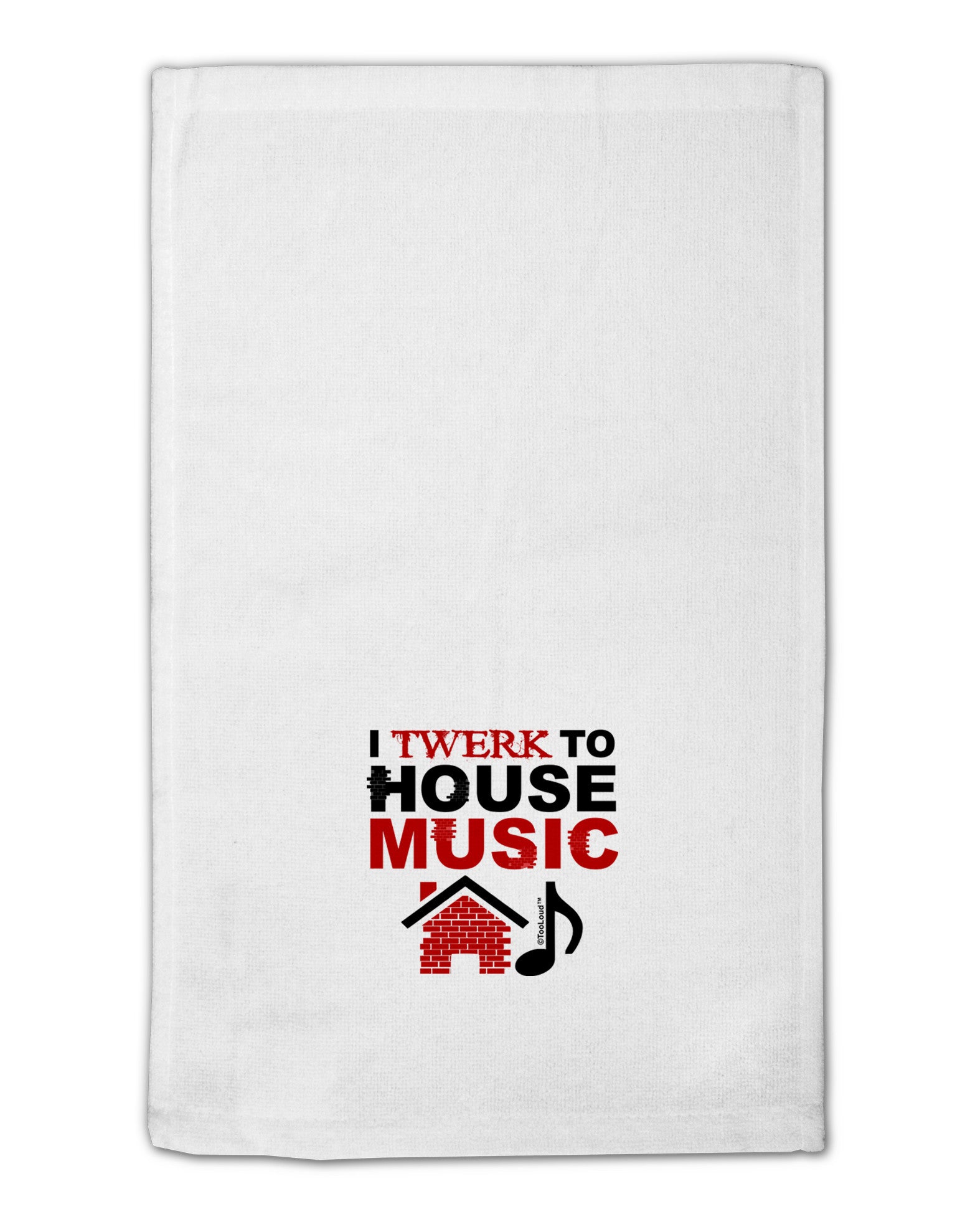 Twerk To House 11&#x22;x18&#x22; Dish Fingertip Towel-Fingertip Towel-TooLoud-White-Davson Sales