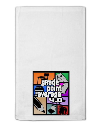 GPA 4 - Grade Point Average 11&#x22;x18&#x22; Dish Fingertip Towel by TooLoud-Fingertip Towel-TooLoud-White-Davson Sales