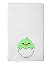 Cute Hatching Chick - Green 11&#x22;x18&#x22; Dish Fingertip Towel by TooLoud-Fingertip Towel-TooLoud-White-Davson Sales