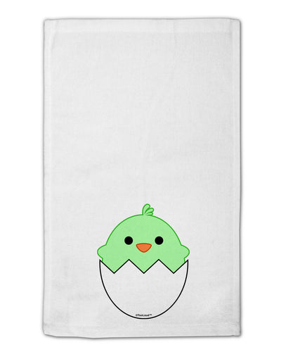 Cute Hatching Chick - Green 11&#x22;x18&#x22; Dish Fingertip Towel by TooLoud-Fingertip Towel-TooLoud-White-Davson Sales