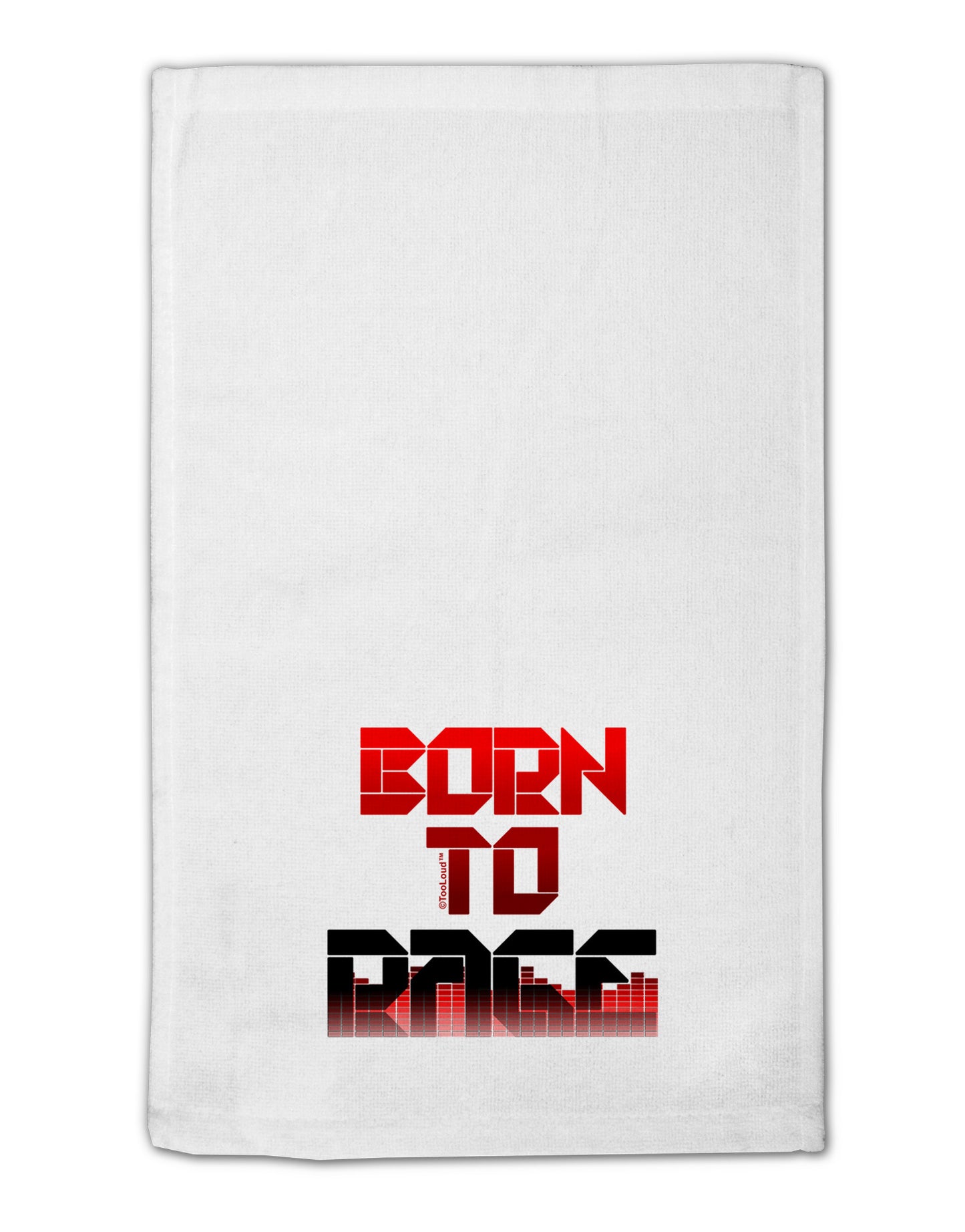 Born To Rage Red 11&#x22;x18&#x22; Dish Fingertip Towel-Fingertip Towel-TooLoud-White-Davson Sales