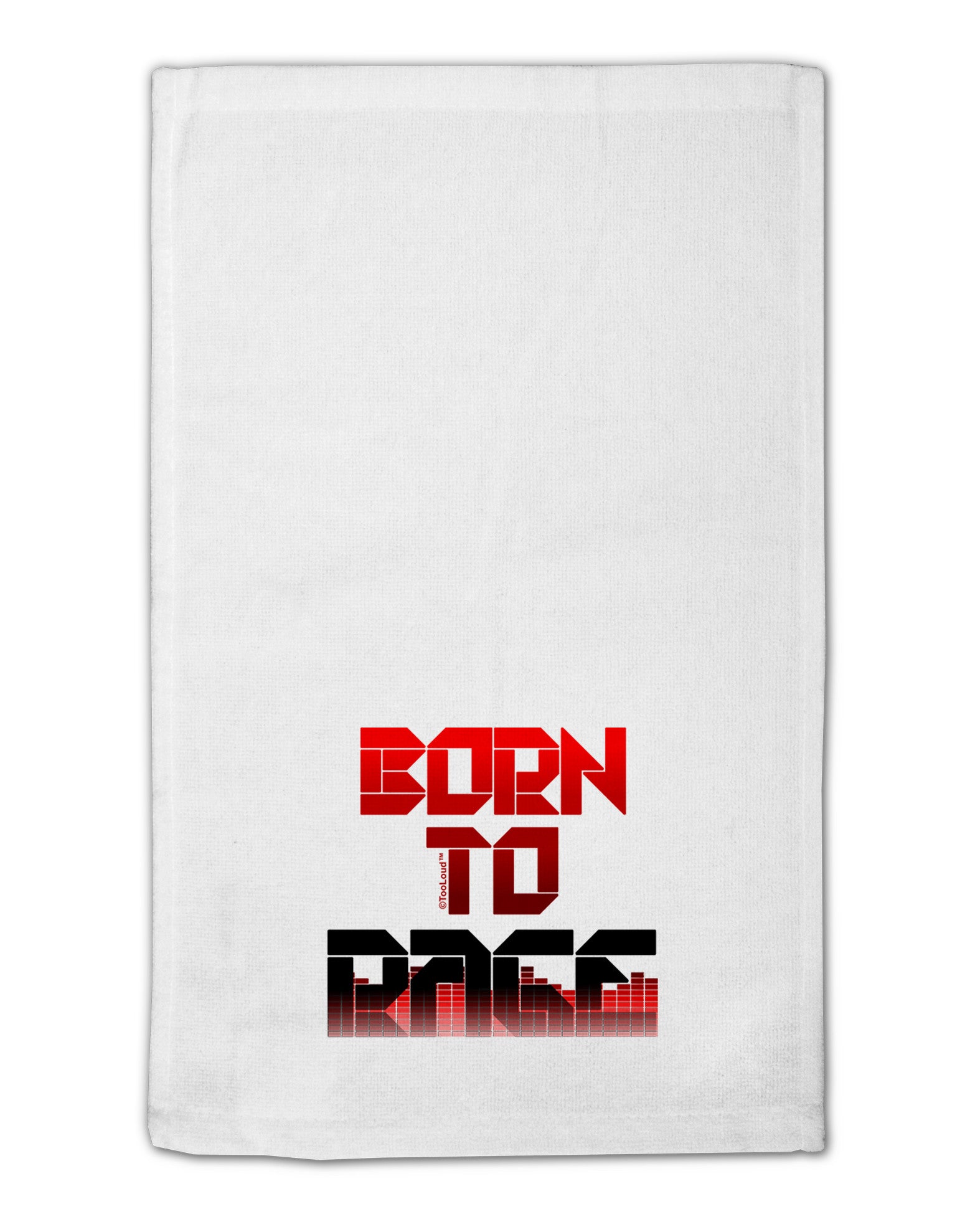 Born To Rage Red 11&#x22;x18&#x22; Dish Fingertip Towel-Fingertip Towel-TooLoud-White-Davson Sales