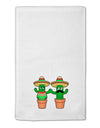 Fiesta Cactus Couple 11&#x22;x18&#x22; Dish Fingertip Towel by TooLoud-Fingertip Towel-TooLoud-White-Davson Sales