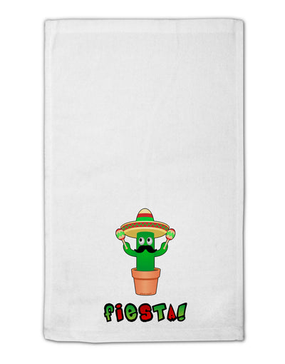 Fiesta Cactus Text 11&#x22;x18&#x22; Dish Fingertip Towel by TooLoud-Fingertip Towel-TooLoud-White-Davson Sales