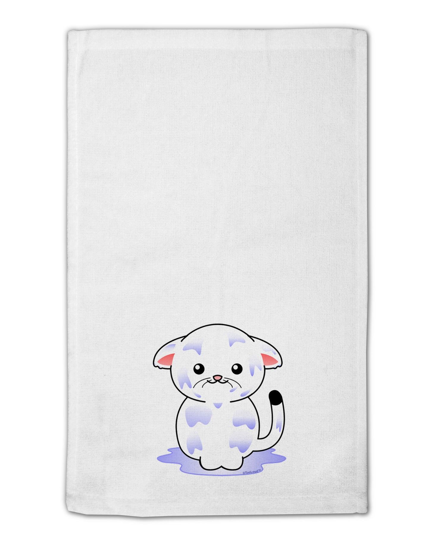 Wet Pussycat 11&#x22;x18&#x22; Dish Fingertip Towel-Fingertip Towel-TooLoud-White-Davson Sales