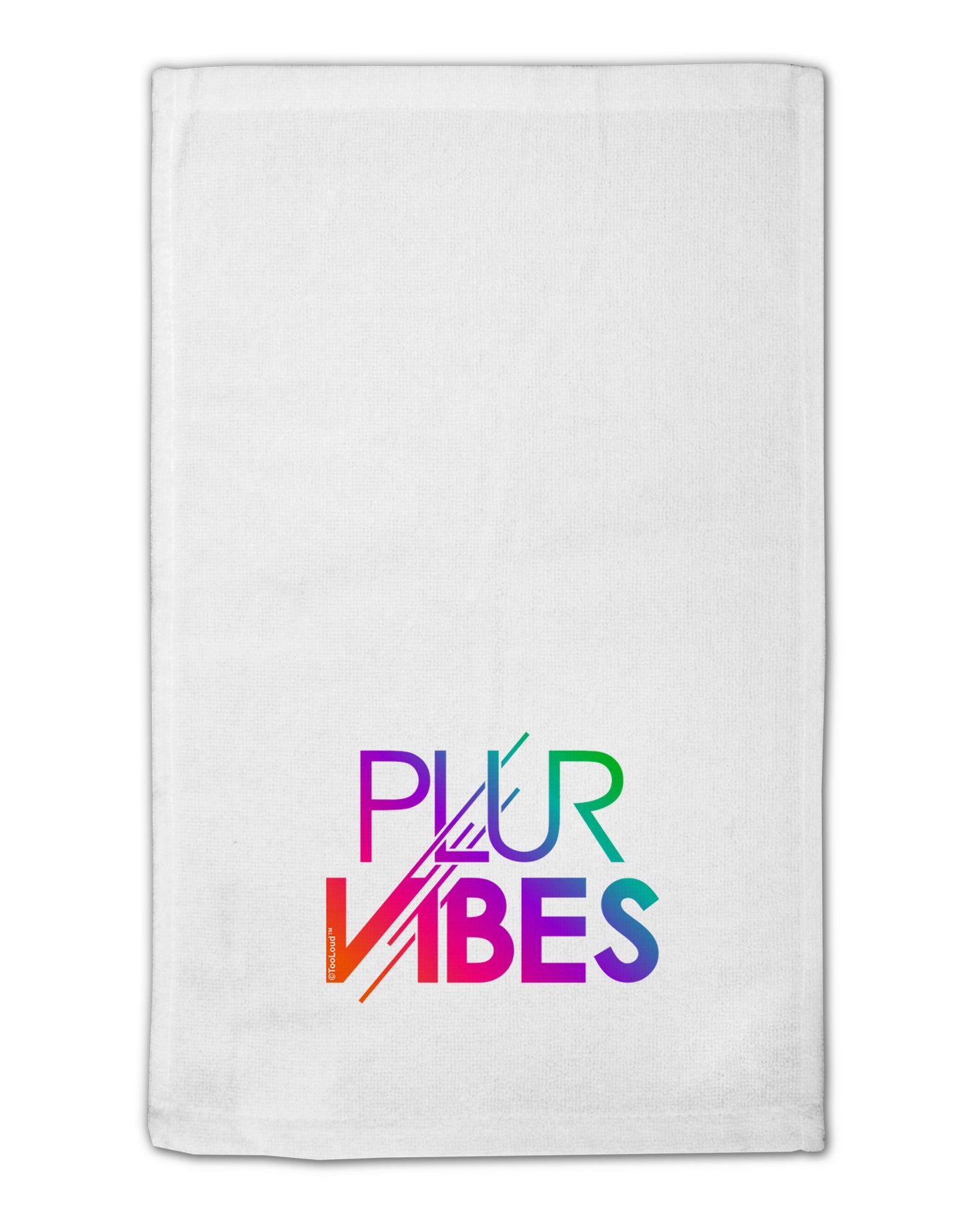 PLUR Vibes 11&#x22;x18&#x22; Dish Fingertip Towel-Fingertip Towel-TooLoud-White-Davson Sales