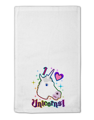 I love Unicorns 11&#x22;x18&#x22; Dish Fingertip Towel-Fingertip Towel-TooLoud-White-Davson Sales