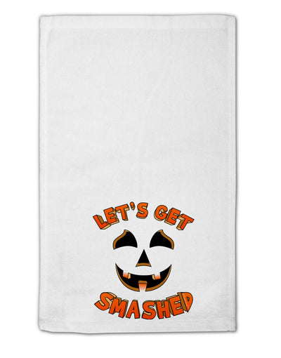 Let's Get Smashed Pumpkin 11&#x22;x18&#x22; Dish Fingertip Towel by TooLoud-Fingertip Towel-TooLoud-White-Davson Sales