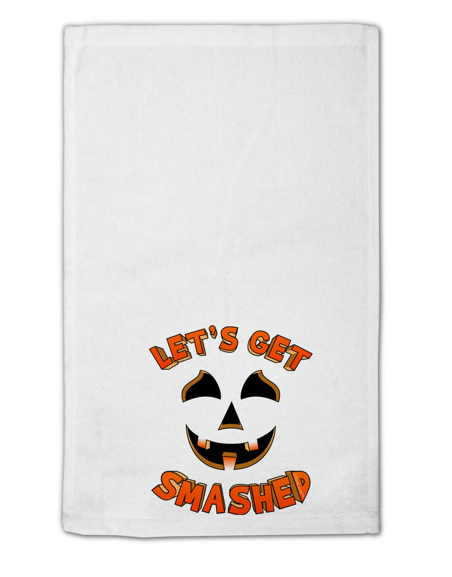 Let's Get Smashed Pumpkin 11&#x22;x18&#x22; Dish Fingertip Towel by TooLoud-Fingertip Towel-TooLoud-White-Davson Sales